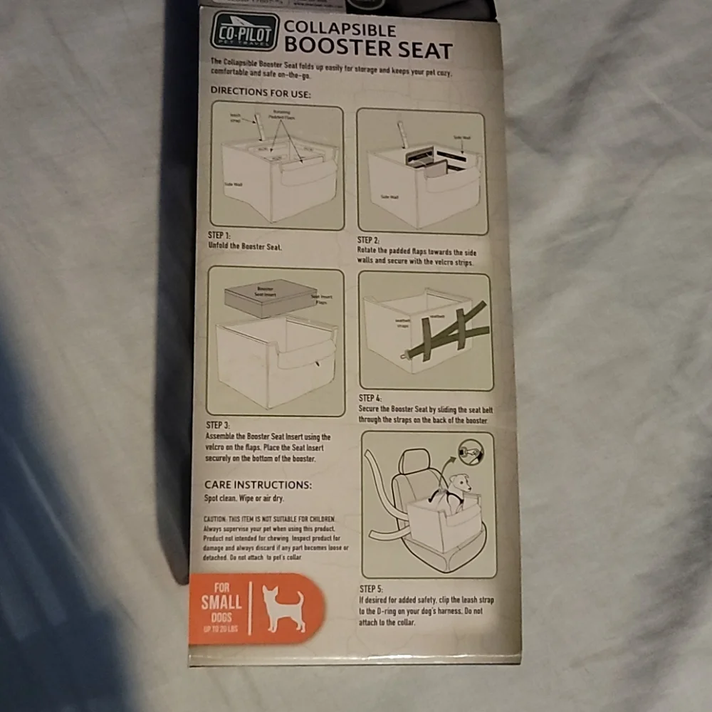 *NWOB* Small dog booster seat